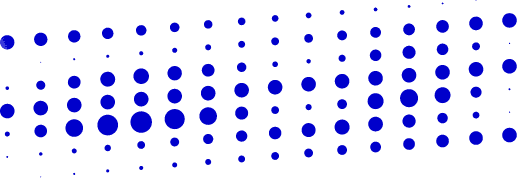 Elementos gráficos de puntos en el banner de Acidul